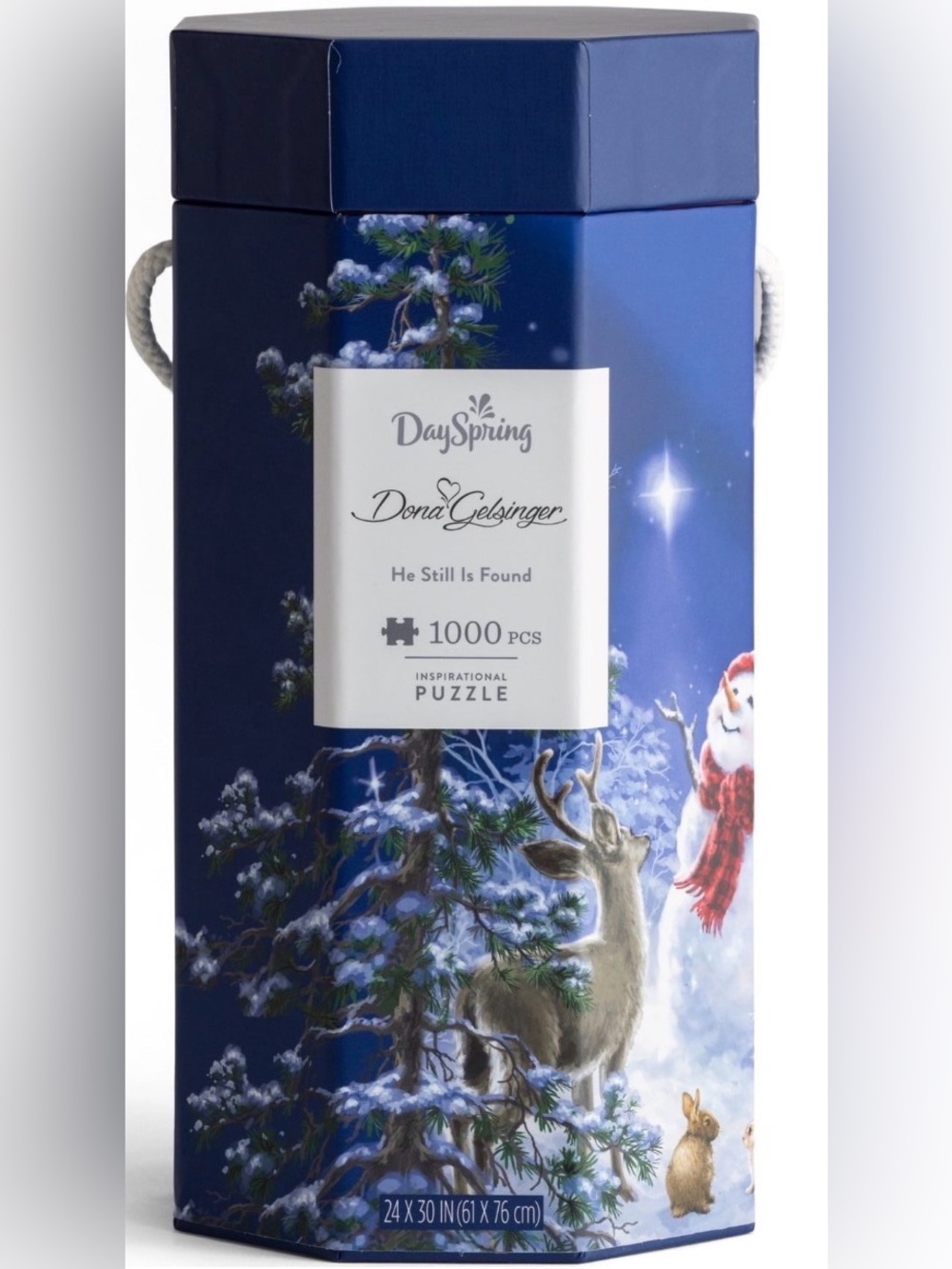 DaySpring - Dona Gelsinger - ‘He Still Is Found' 1000 Piece Puzzle - Snowman